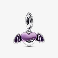 CHARM PANDORA COEUR AILE VAMPIRE 