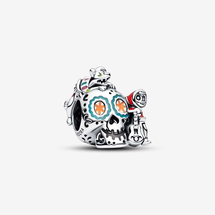 CHARM PANDORA  PHOSPHORESCENT DISNEY PIXAR COCO CRANE & DANTE