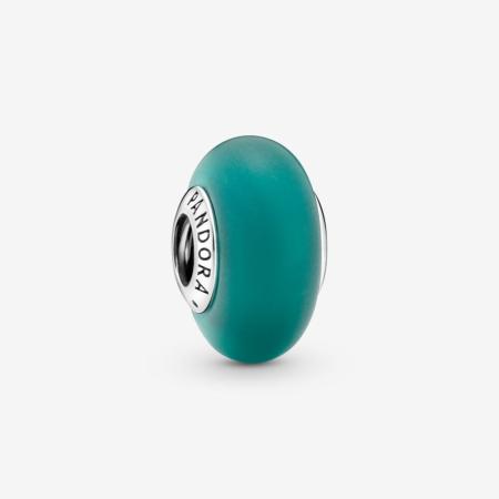 CHARM PANDORA VERRE DE MURANO MAT VERT 