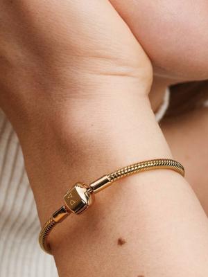 BRACELET PANDORA CHARM DORE A L OR FIN 14 CARAT
