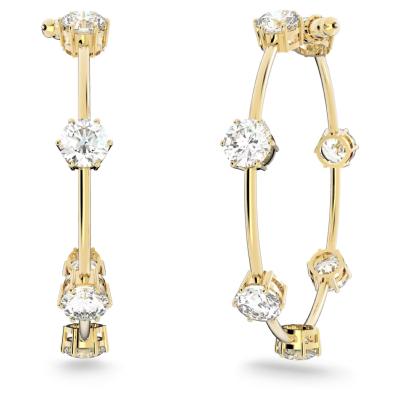 BOUCLES D OREILLES ANNEAUX CONSTELLATION SWAROVSKI 