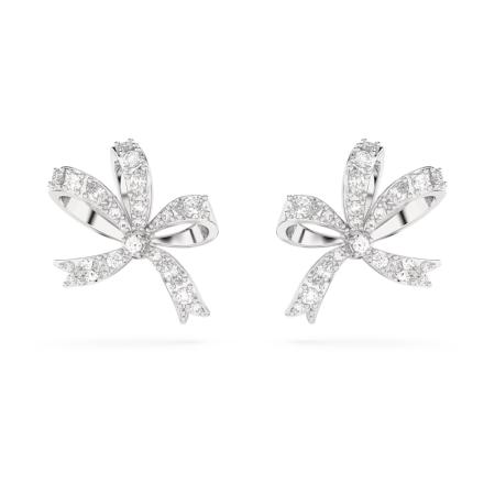 CLOUS D OREILLES SWAROVSKI VOLTA BLANC 