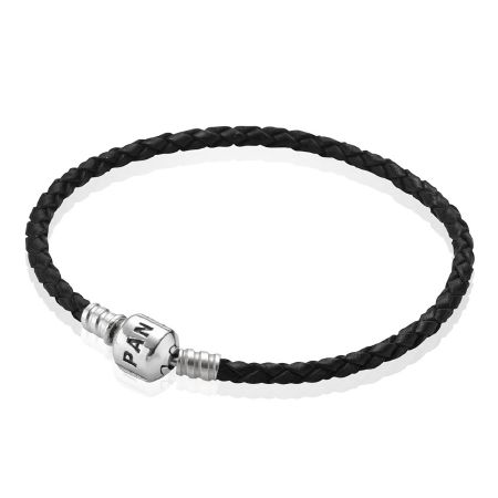 bracelet cuir simple noir
