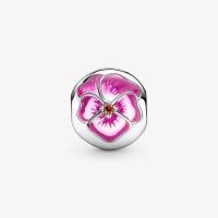 CLIP PANDORA PENSEE ROSE 