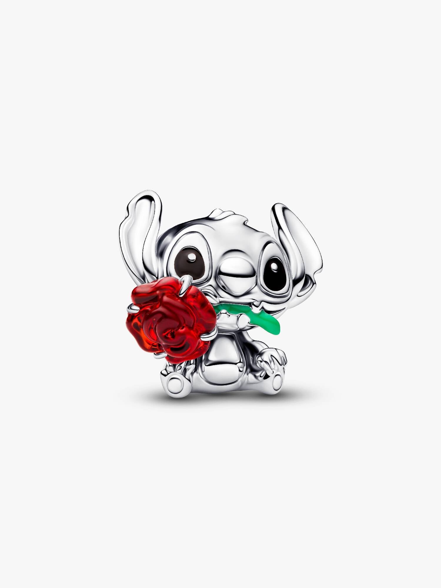 CHARM PANDORA DISNEY STICH ET ROSE 