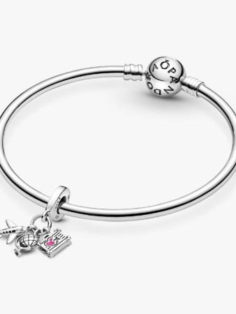 CHARM PANDORA VOYAGE VALISE AVION 🌐 