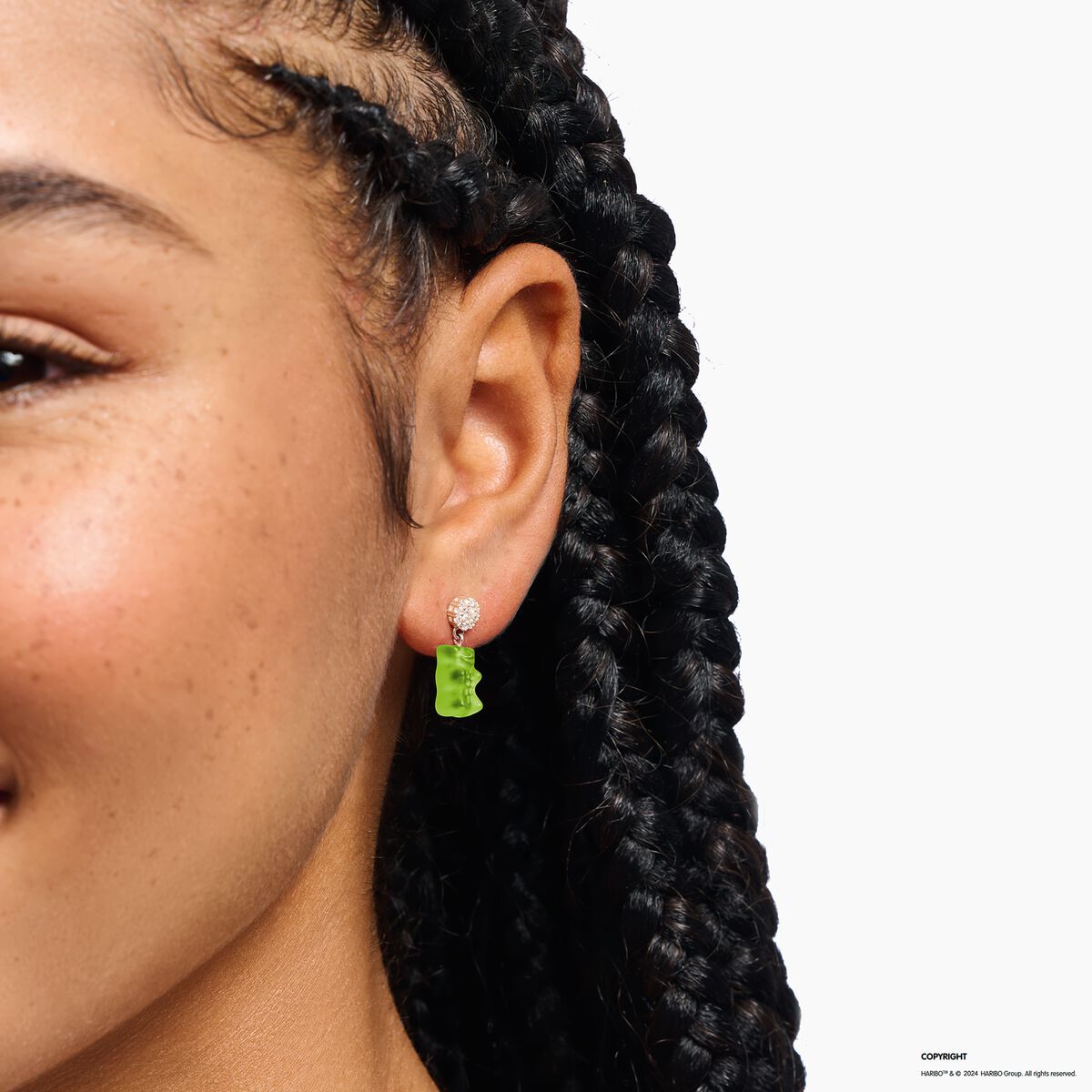 Boucles d'oreilles Thomas Sabo Haribo ourson vert