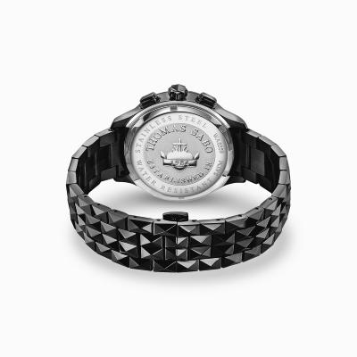 Montre Thomas Sabo Rebel chronographe pyramide noir