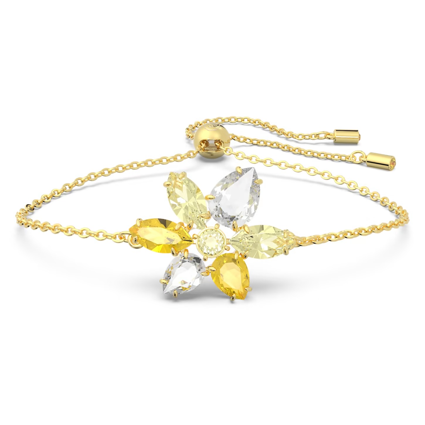 BRACELET SWAROVSKI GEMA FLEUR CRISTAL JAUNE
