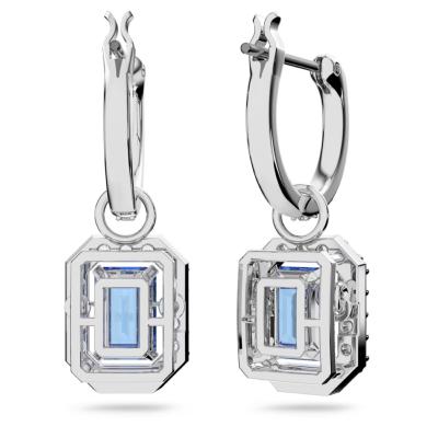 PENDANT D OREILLES SWAROVSKI MILLENIA PIERRE DANSANTE BLEUE