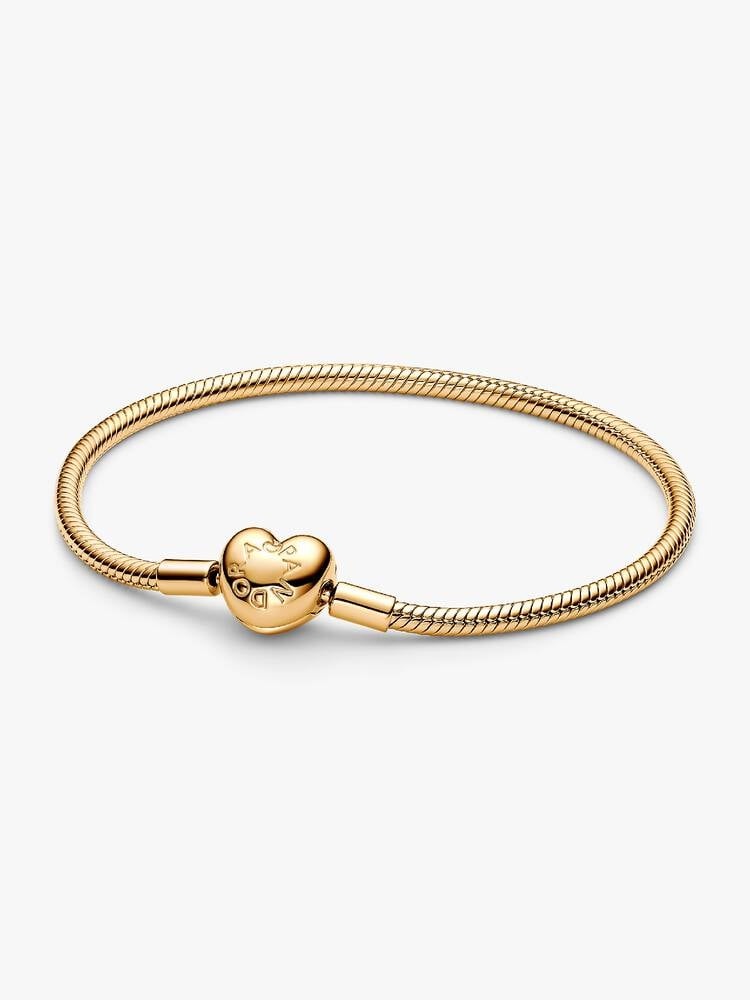 BRACELET CHARM PANDORA DORE A L OR 14 CARAT 