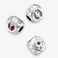CHARM PANDORA PORTE BONHEUR" TREFLE FER A CHEVAL COCCINNELLE
