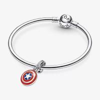 CHARM PANDORA MARVEL BOUCLIER CAPTAIN AMERICA 