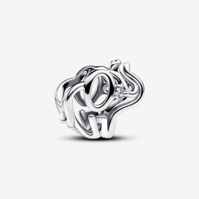 CHARM ELEPHANT AJOURE 