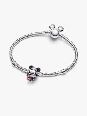 Charm Pandora Disney Mickey en tenue de Noël 