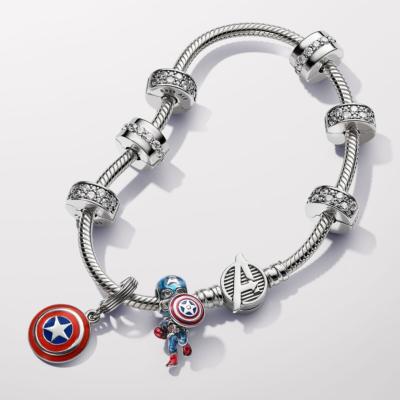 CHARM PANDORA MARVEL CAPTAIN AMERICA 