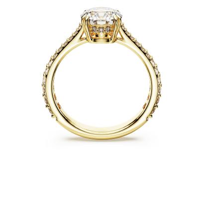 Bague Swarovski Stilla dorée 