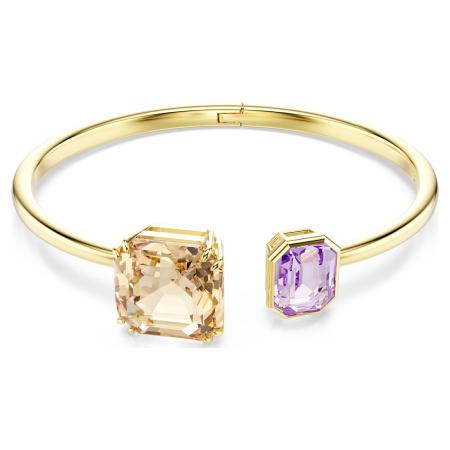 Bracelet Swarovski jonc Millenia doré à l or fin 18 carat