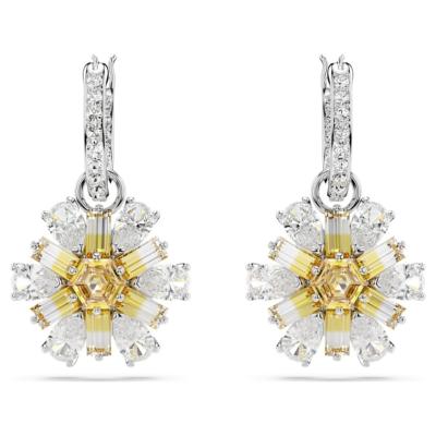 BOUCLES D'OREILES IDYLLIA FLEUR  JAUNE 