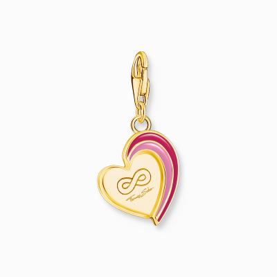 CHARM THOMAS SABO COEUR EMAIL ROUGE FRIENDS