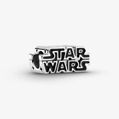 CHARM PANDORA STAR WARS LOGO 3D EMAIL NOIR 
