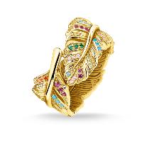 BAGUE THOMAS SABO PLUME OR