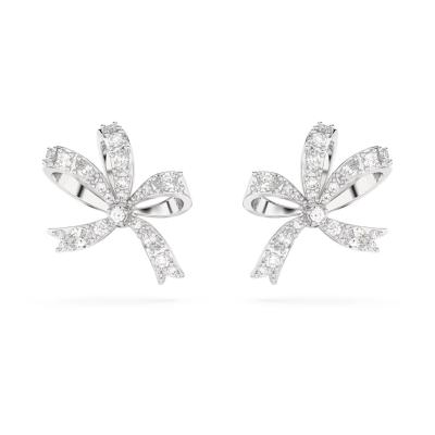 CLOUS D OREILLES SWAROVSKI VOLTA BLANC 