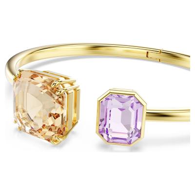 Bracelet Swarovski jonc Millenia doré à l or fin 18 carat